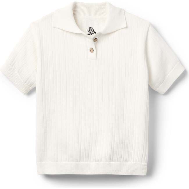 Sterling Short Sleeve Sweater, Cream