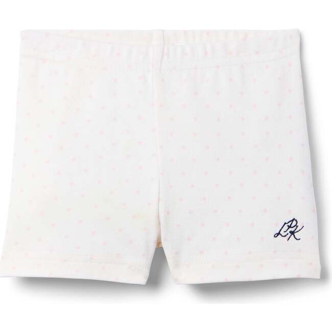 Arden Playground Shorts, Pink Polka Dot Print