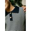 Sterling Short Sleeve Sweater, Navy - Sweaters - 4