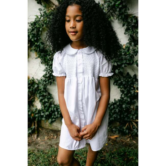 Evelyn Dress, White - Dresses - 5