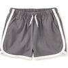 Sporty Ringer Shorts, Thunder - Shorts - 1 - thumbnail