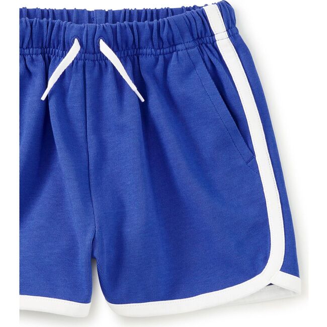 Sporty Ringer Shorts, Majorelle Blue