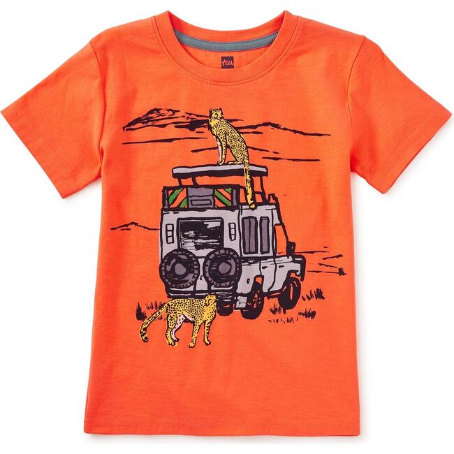 Safari Truck Graphic Tee, Flame