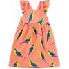 Ruffle Strap Dress, Monk Parakeet - Dresses - 1 - thumbnail