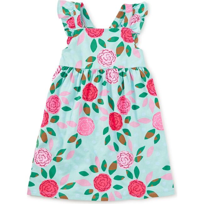 Ruffle Strap Dress, Spinning Carnations
