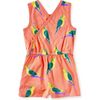 Reversible Wrap Romper, Monk Parakeet - Rompers - 2 - thumbnail