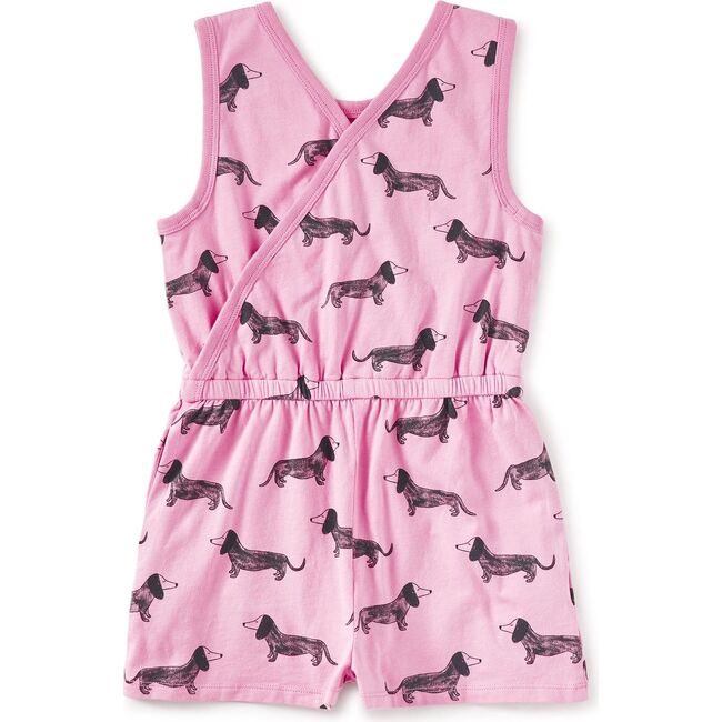 Reversible Wrap Romper, Dachshunds