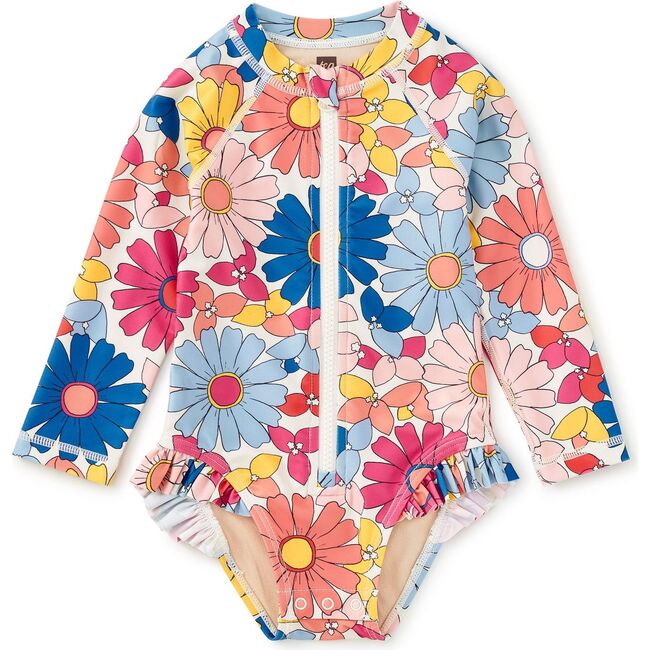 Rash Guard Baby Swimsuit, Daisy Deluxe