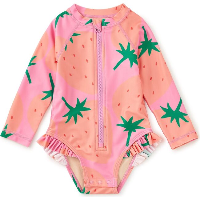 Rash Guard Baby Swimsuit, Fresas Favoritas