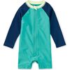 Rash Guard Baby Swimsuit, Ocean Breeze - Rash Guards - 1 - thumbnail