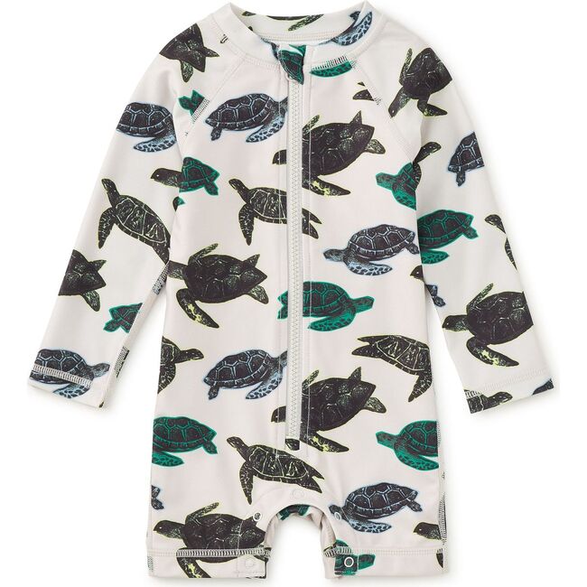 Rash Guard Baby Swimsuit, Pop Turtles