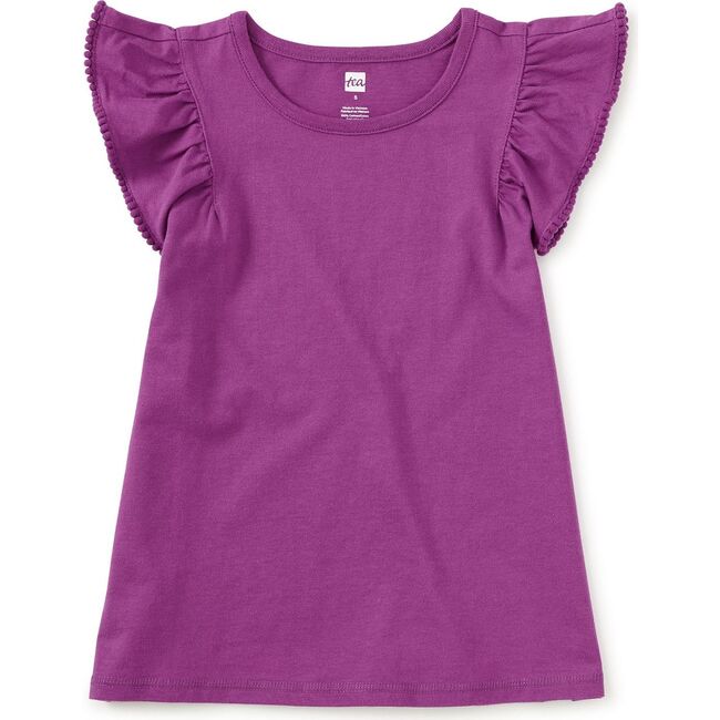 Pom-Pom Flutter Top, Mystique