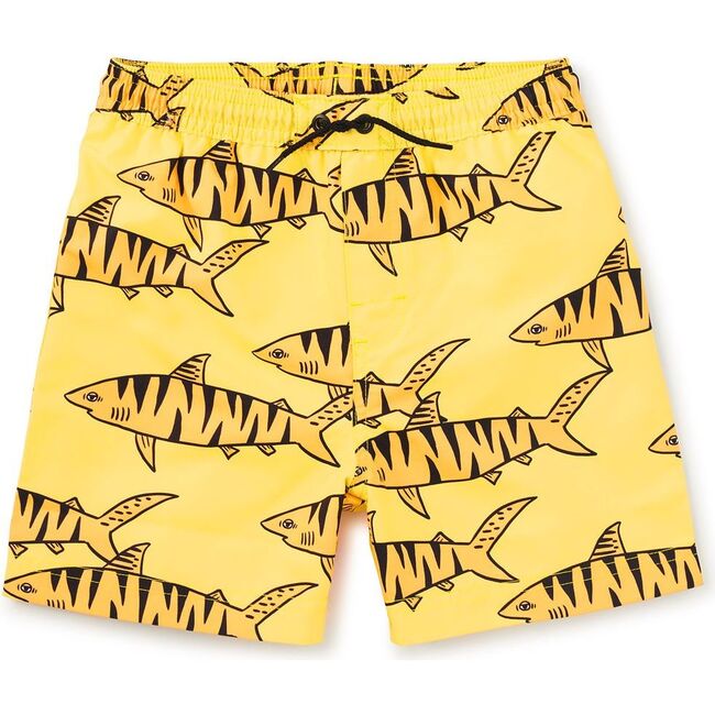 Mid-Length Swim Trunks, Tiger Shark