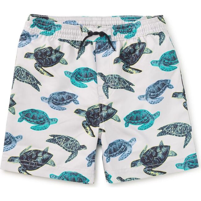 Mid-Length Swim Trunks, Pop Turtles