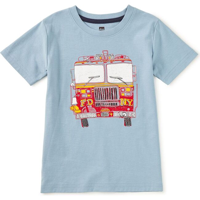 Fire Truck Graphic Tee, Cloud