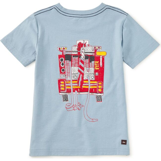 Fire Truck Graphic Tee, Cloud