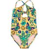 Cut Out One Piece Swimsuit, Butterfly Tile - One Pieces - 1 - thumbnail
