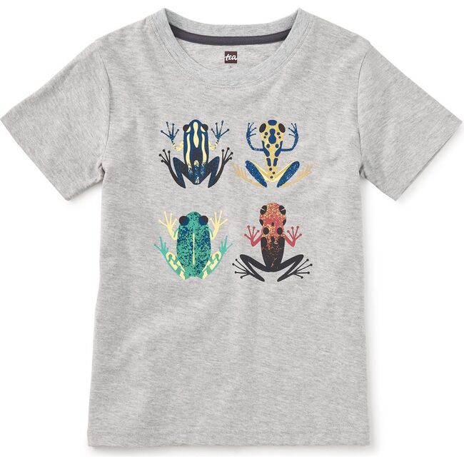Cloud Forest Frogs Graphic Tee, Med Heather Grey