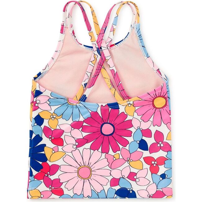 Cross Back Tankini Top, Daisy Deluxe