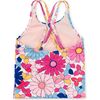 Cross Back Tankini Top, Daisy Deluxe - Two Pieces - 2
