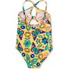 Cut Out One Piece Swimsuit, Butterfly Tile - One Pieces - 2