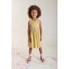 Hand-Smocked Girls Dress Fernanda, Yellow - Dresses - 2 - thumbnail