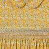 Hand-Smocked Girls Dress Fernanda, Yellow - Dresses - 3 - thumbnail