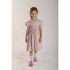 Hand-Smocked Girls Dress Hannah, Pink Floral - Dresses - 2 - thumbnail