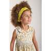 Hand-Smocked Girls Dress Caroline, Yellow Floral - Dresses - 3 - thumbnail