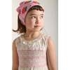 Hand-Smocked Girls Dress Kacey, Cream, Floral - Dresses - 3 - thumbnail