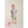 Hand-Smocked Baby Dress Calista, Baby Blue, Floral - Dresses - 2 - thumbnail