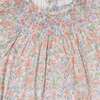 Hand-Smocked Babay Romper Delphine, Floral - Rompers - 3