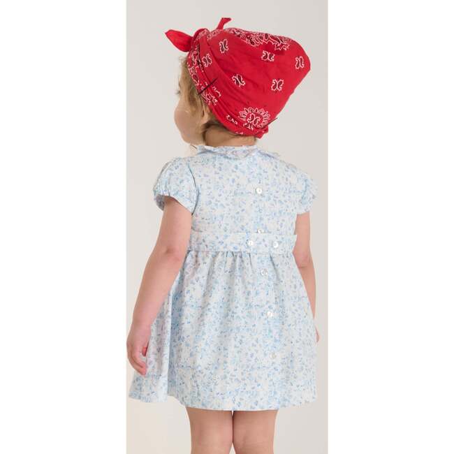 Hand-Smocked Baby Dress Chiara, White