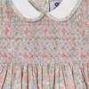 Hand-Smocked Baby Dress Flora, Peach, Floral - Dresses - 4