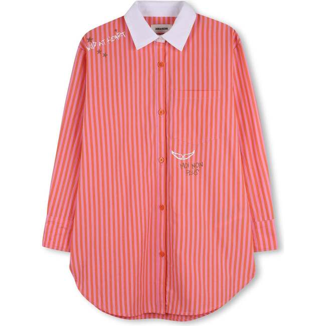 ZADIG & VOLTAIRE Wild at Heart Dress - Pink Orange