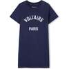ZADIG & VOLTAIRE T-shirt Dress - Medieval Blue - Dresses - 1 - thumbnail