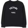 ZADIG & VOLTAIRE Paris Spray Sweatshirt - Black - Sweatshirts - 1 - thumbnail