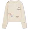 ZADIG & VOLTAIRE Embroidered Soft Cardigan - Off White - Cardigans - 1 - thumbnail