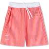 ZADIG & VOLTAIRE Make Art Striped Shorts - Pink Orange - Shorts - 1 - thumbnail