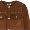 ZADIG & VOLTAIRE Faux Suede Cowgirl Jacket - Nuthatch - Jackets - 3