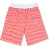 ZADIG & VOLTAIRE Make Art Striped Shorts - Pink Orange - Shorts - 2 - thumbnail