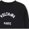 ZADIG & VOLTAIRE Paris Spray Sweatshirt - Black - Sweatshirts - 3 - thumbnail