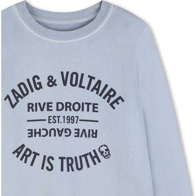 ZADIG & VOLTAIRE Classic Sweatshirt - Pale Blue - Sweatshirts - 3
