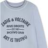ZADIG & VOLTAIRE Classic Sweatshirt - Pale Blue - Sweatshirts - 3 - thumbnail