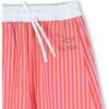 ZADIG & VOLTAIRE Make Art Striped Shorts - Pink Orange - Shorts - 3 - thumbnail
