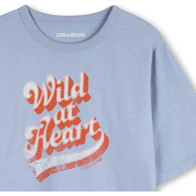 ZADIG & VOLTAIRE Wild at Heart T-Shirt - Pale Blue - T-Shirts - 3