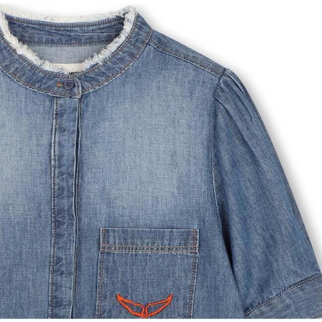 ZADIG & VOLTAIRE Soft Chambray Shirt - Denim Blue - Shirts - 3
