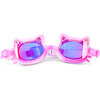 Tie-Dye Tabby Kids’ Swim Goggles, Pawberry Milk - Swim Goggles - 1 - thumbnail