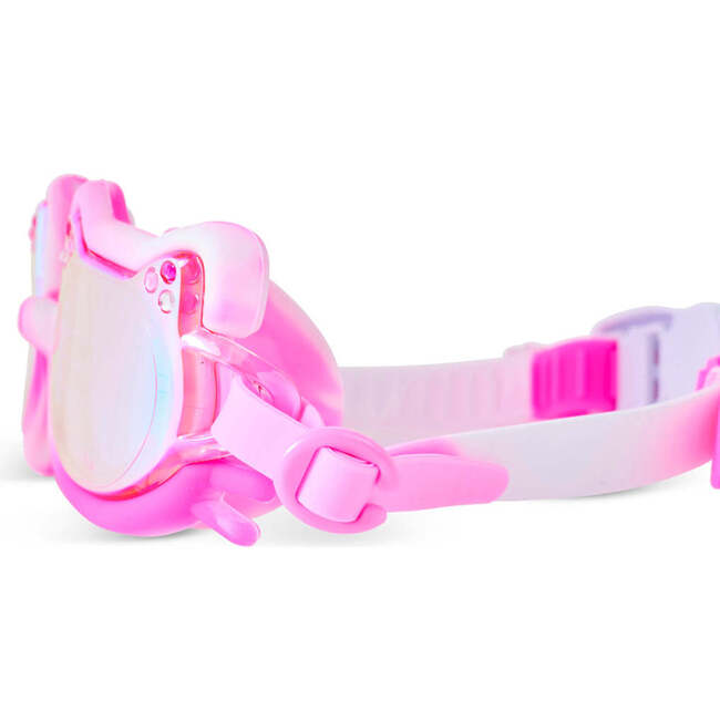 Tie-Dye Tabby Kids’ Swim Goggles, Pawberry Milk