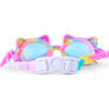 Tie-Dye Tabby Kids’ Swim Goggles, Meowberry Breeze - Swim Goggles - 6